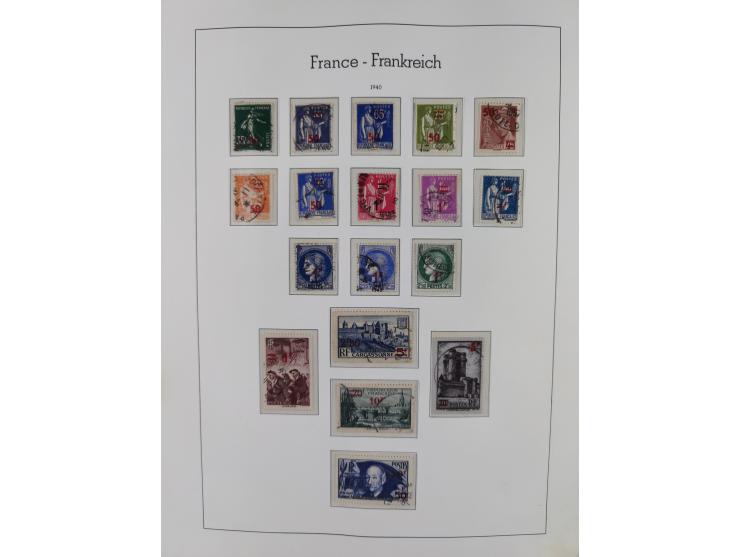 1849/1955, extensive, mainly used collection with many better items, starting with Mi.-Nr. 1 signed Bühler, good part Ceres a