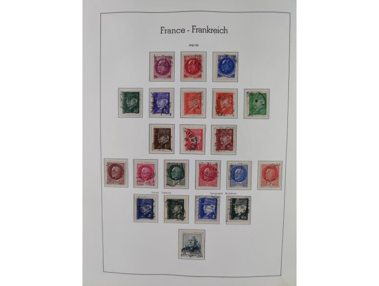 1849/1955, extensive, mainly used collection with many better items, starting with Mi.-Nr. 1 signed Bühler, good part Ceres a