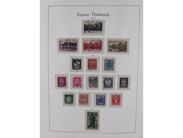 1849/1955, extensive, mainly used collection with many better items, starting with Mi.-Nr. 1 signed Bühler, good part Ceres a