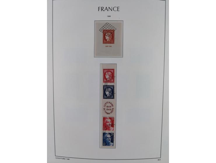 1849/1955, extensive, mainly used collection with many better items, starting with Mi.-Nr. 1 signed Bühler, good part Ceres a