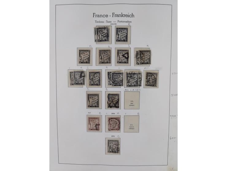 1849/1955, extensive, mainly used collection with many better items, starting with Mi.-Nr. 1 signed Bühler, good part Ceres a