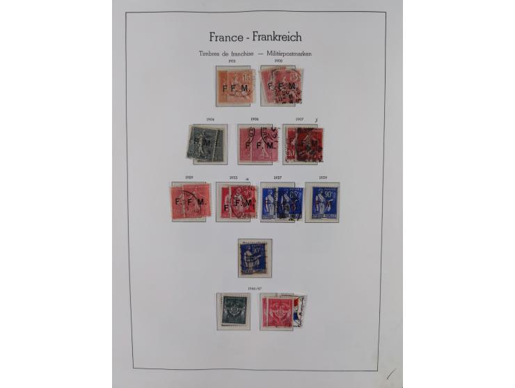 1849/1955, extensive, mainly used collection with many better items, starting with Mi.-Nr. 1 signed Bühler, good part Ceres a