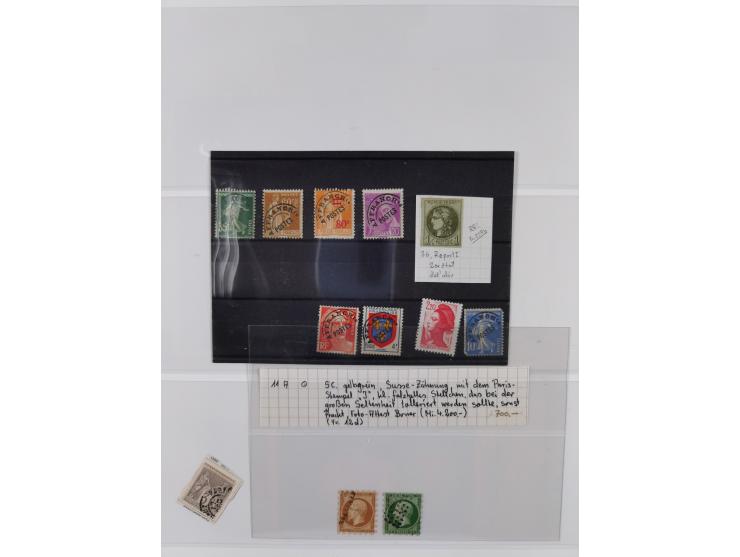 1849/1955, extensive, mainly used collection with many better items, starting with Mi.-Nr. 1 signed Bühler, good part Ceres a