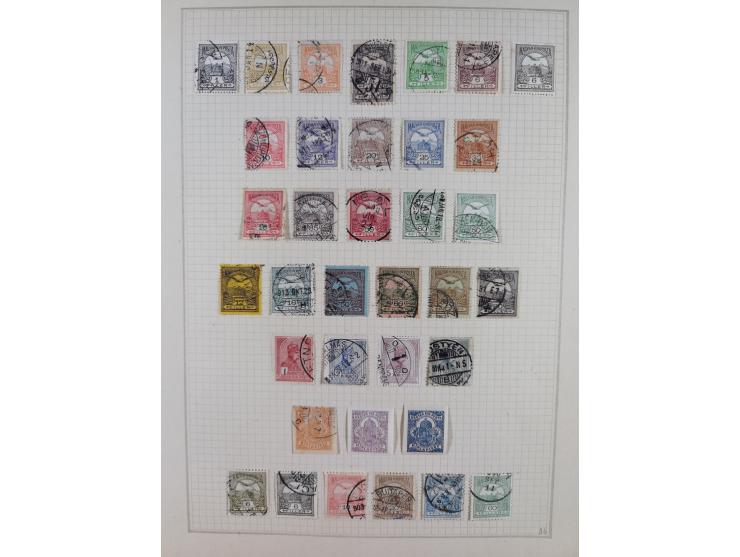 1872/1943, used and unused collection on album leaves&nbsp;