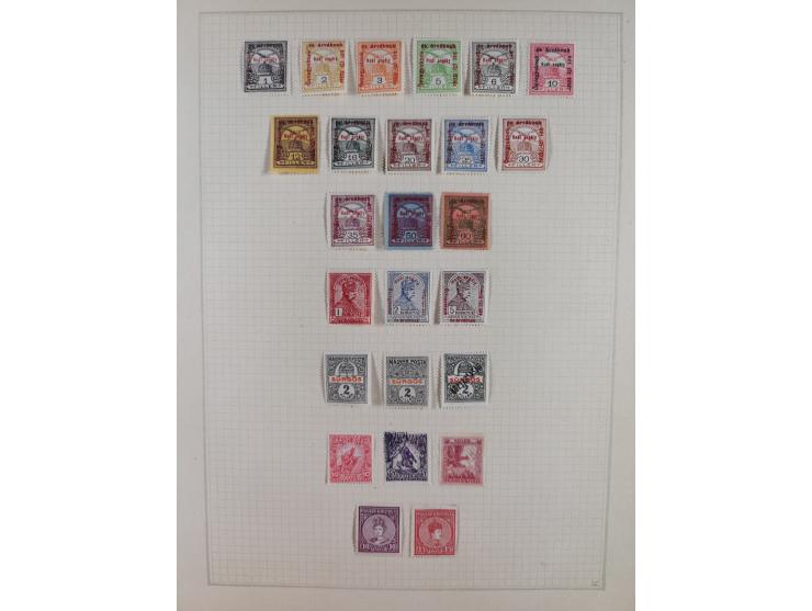 1872/1943, used and unused collection on album leaves&nbsp;