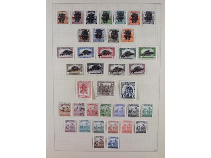 1872/1943, used and unused collection on album leaves&nbsp;