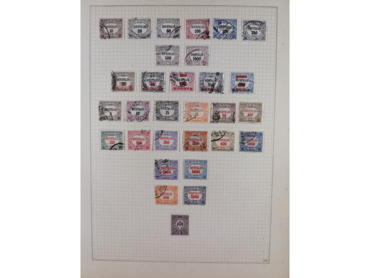 1872/1943, used and unused collection on album leaves&nbsp;