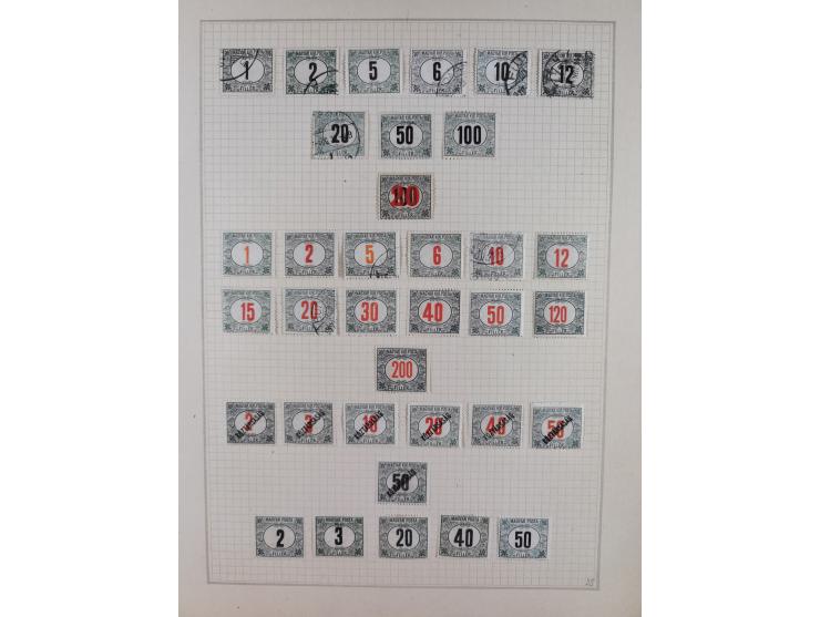 1872/1943, used and unused collection on album leaves&nbsp;