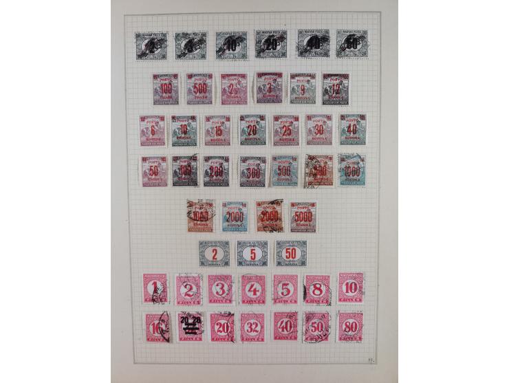 1872/1943, used and unused collection on album leaves&nbsp;