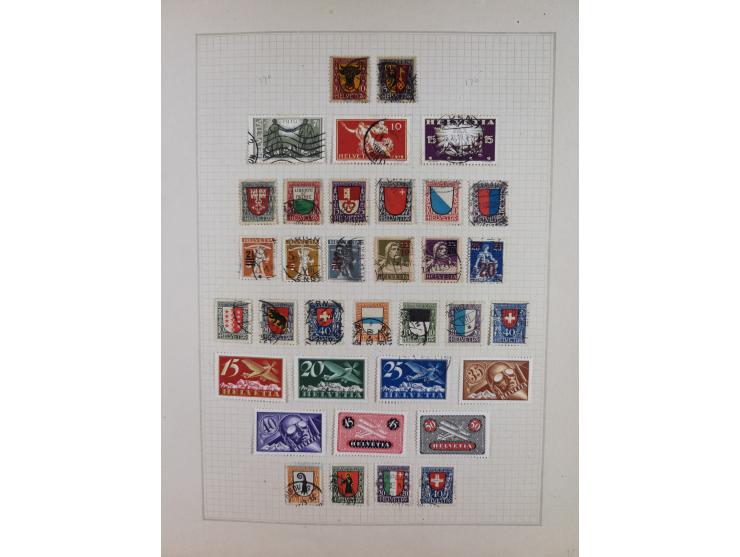 1854/1941, ungebrauchte und gestempelte Sammlung &nbsp;mit einigen besseren Werten und Sätzen, auf Albumblättern&nbsp;