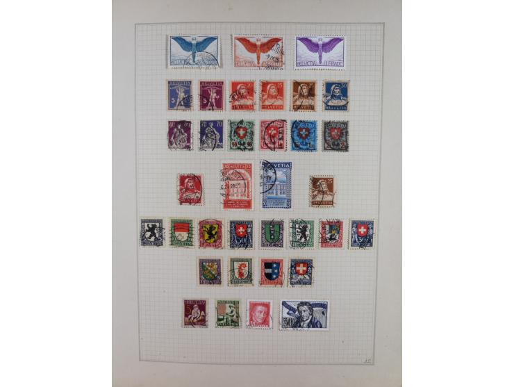 1854/1941, ungebrauchte und gestempelte Sammlung &nbsp;mit einigen besseren Werten und Sätzen, auf Albumblättern&nbsp;