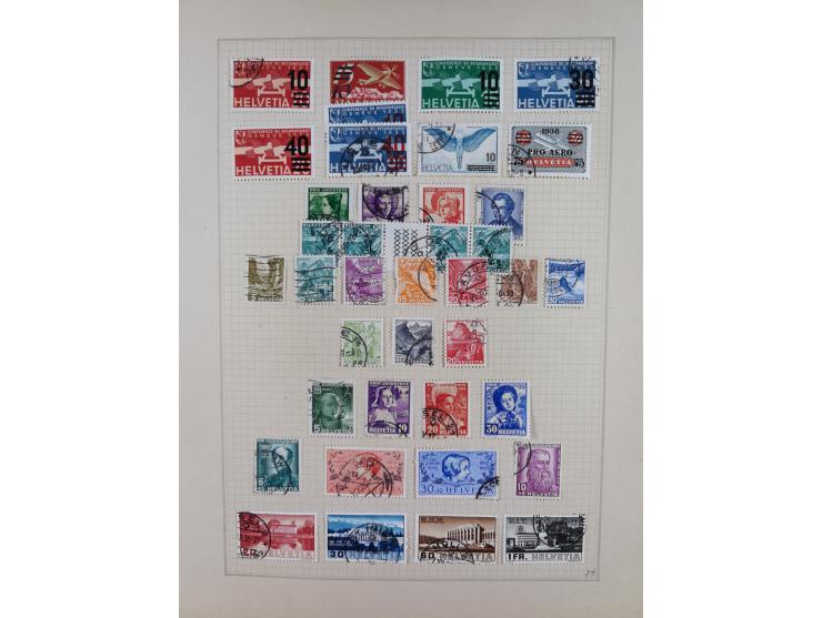 1854/1941, ungebrauchte und gestempelte Sammlung &nbsp;mit einigen besseren Werten und Sätzen, auf Albumblättern&nbsp;