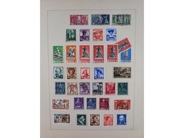 1854/1941, ungebrauchte und gestempelte Sammlung &nbsp;mit einigen besseren Werten und Sätzen, auf Albumblättern&nbsp;