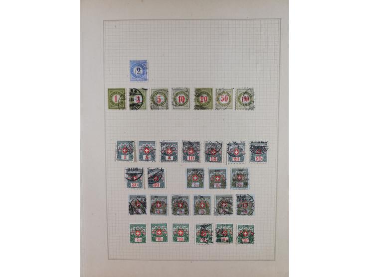 1854/1941, ungebrauchte und gestempelte Sammlung &nbsp;mit einigen besseren Werten und Sätzen, auf Albumblättern&nbsp;