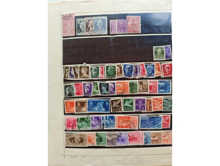 1860/2000(ca.,) mostly use collection with duplicates and better items on album pages in folder