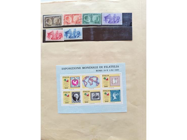 1860/2000(ca.,) mostly use collection with duplicates and better items on album pages in folder