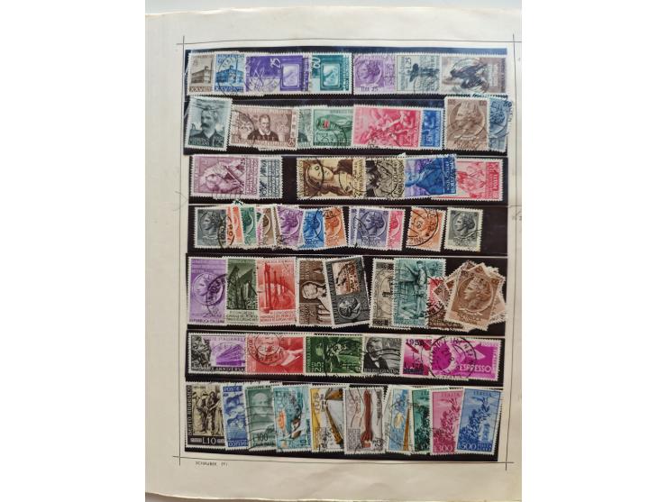 1860/2000(ca.,) mostly use collection with duplicates and better items on album pages in folder