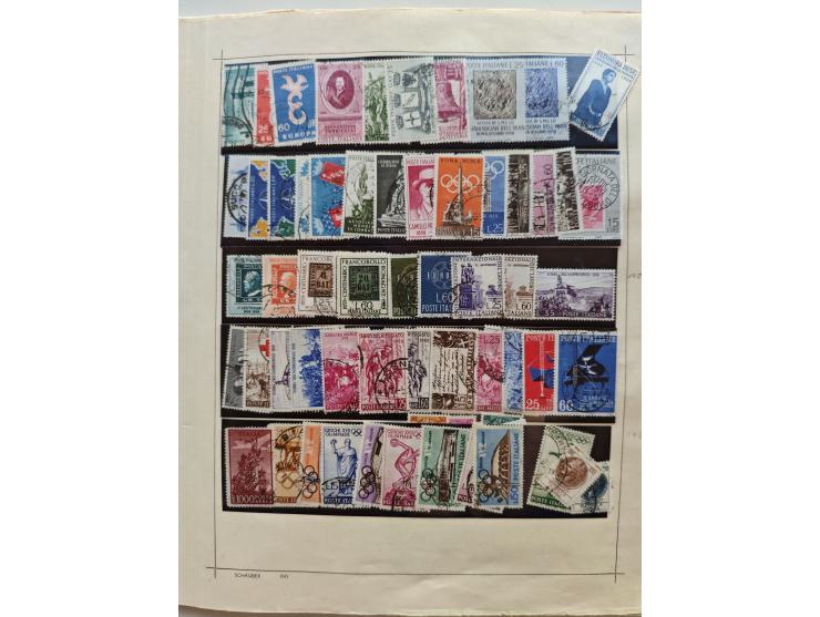 1860/2000(ca.,) mostly use collection with duplicates and better items on album pages in folder