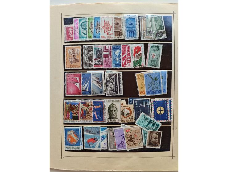 1860/2000(ca.,) mostly use collection with duplicates and better items on album pages in folder