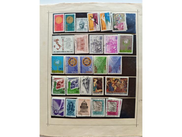 1860/2000(ca.,) mostly use collection with duplicates and better items on album pages in folder