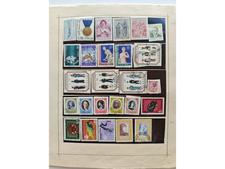 1860/2000(ca.,) mostly use collection with duplicates and better items on album pages in folder