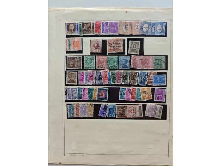 1860/2000(ca.,) mostly use collection with duplicates and better items on album pages in folder