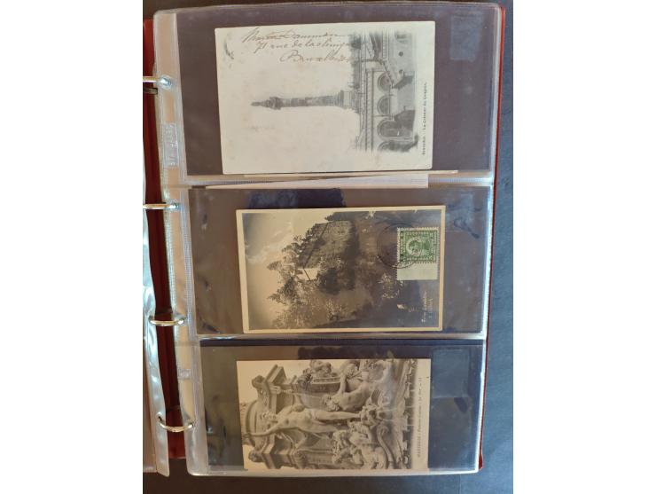 1890/1950(ca.), mostly older European postcards including a few litho's, totally ca. 300 ex. in 2 albums&nbsp;