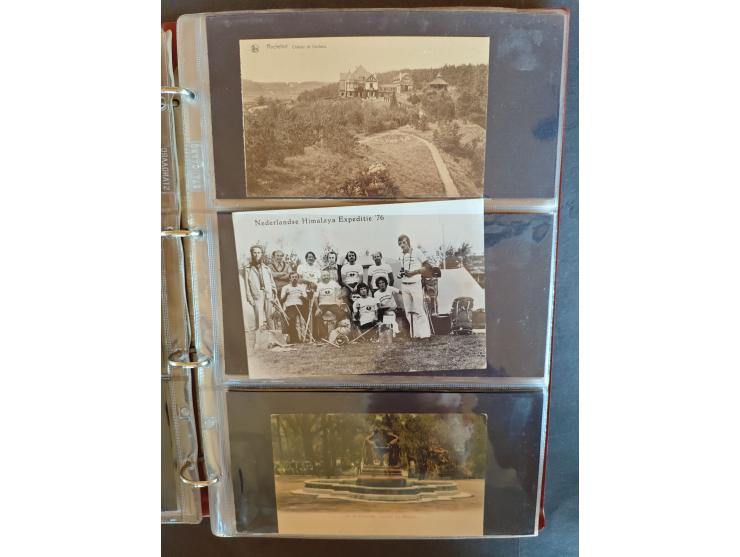 1890/1950(ca.), mostly older European postcards including a few litho's, totally ca. 300 ex. in 2 albums&nbsp;