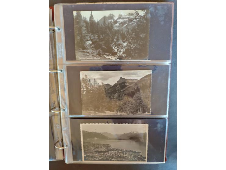 1890/1950(ca.), mostly older European postcards including a few litho's, totally ca. 300 ex. in 2 albums&nbsp;