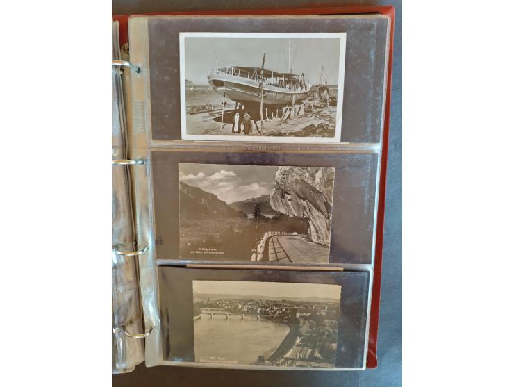 1890/1950(ca.), mostly older European postcards including a few litho's, totally ca. 300 ex. in 2 albums&nbsp;
