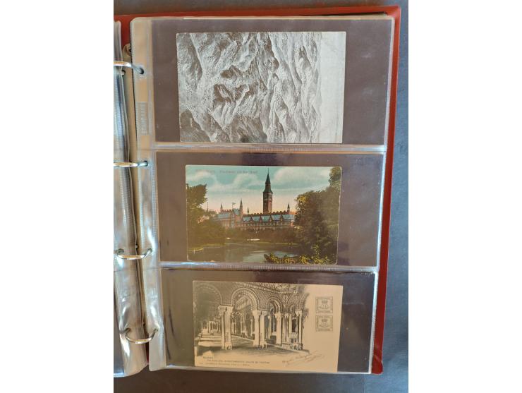 1890/1950(ca.), mostly older European postcards including a few litho's, totally ca. 300 ex. in 2 albums&nbsp;