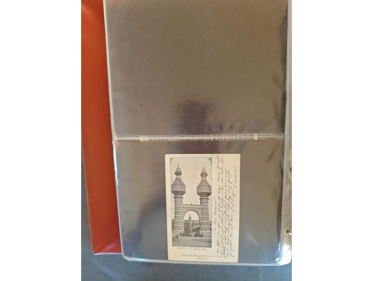 1890/1950(ca.), mostly older European postcards including a few litho's, totally ca. 300 ex. in 2 albums&nbsp;