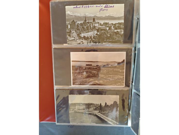1890/1950(ca.), mostly older European postcards including a few litho's, totally ca. 300 ex. in 2 albums&nbsp;