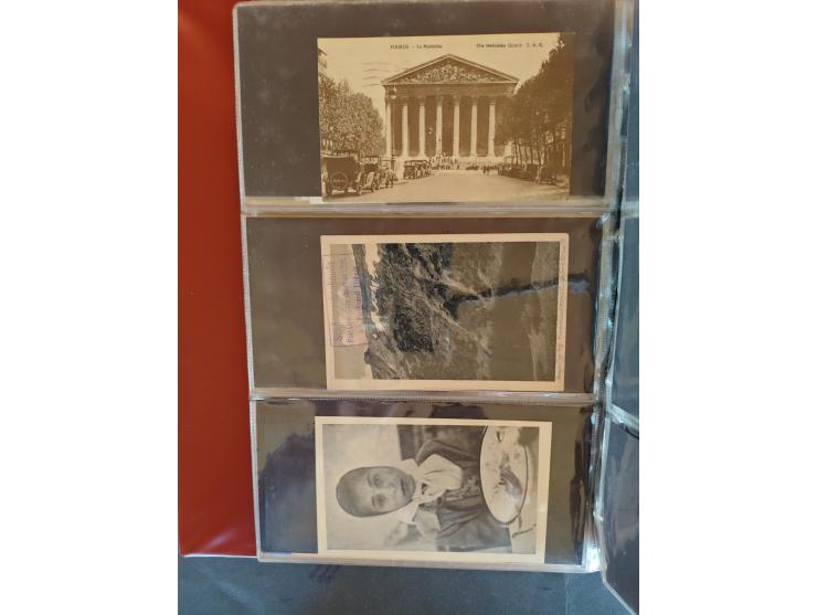 1890/1950(ca.), mostly older European postcards including a few litho's, totally ca. 300 ex. in 2 albums&nbsp;
