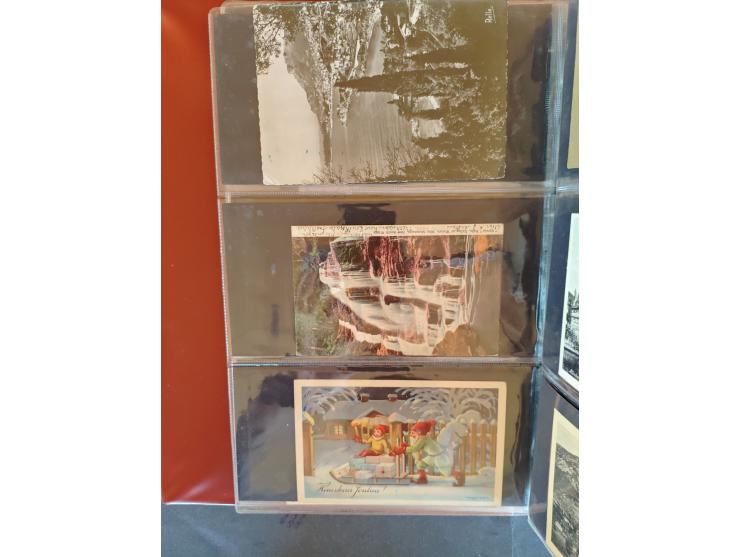 1890/1950(ca.), mostly older European postcards including a few litho's, totally ca. 300 ex. in 2 albums&nbsp;