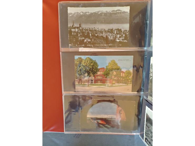 1890/1950(ca.), mostly older European postcards including a few litho's, totally ca. 300 ex. in 2 albums&nbsp;