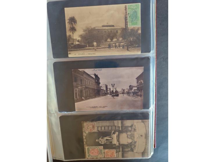 1890/1950(ca.), mostly older European postcards including a few litho's, totally ca. 300 ex. in 2 albums&nbsp;