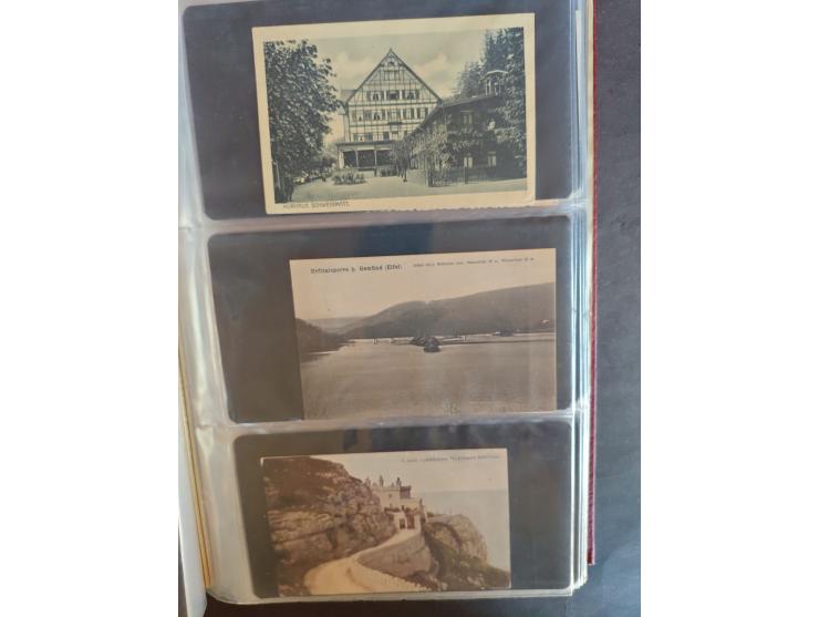 1890/1950(ca.), mostly older European postcards including a few litho's, totally ca. 300 ex. in 2 albums&nbsp;