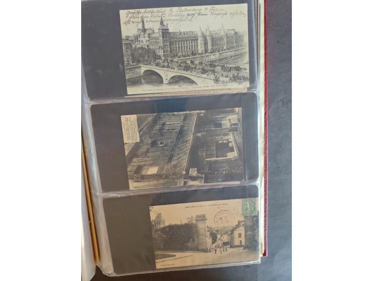 1890/1950(ca.), mostly older European postcards including a few litho's, totally ca. 300 ex. in 2 albums&nbsp;