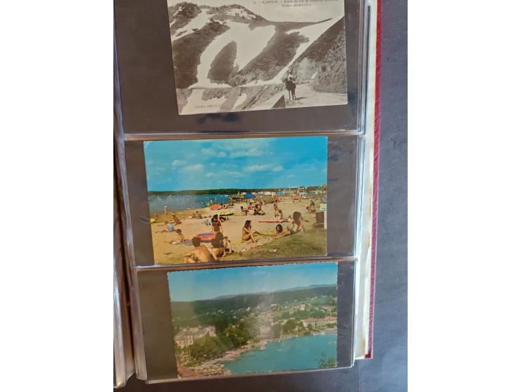 1890/1950(ca.), mostly older European postcards including a few litho's, totally ca. 300 ex. in 2 albums&nbsp;