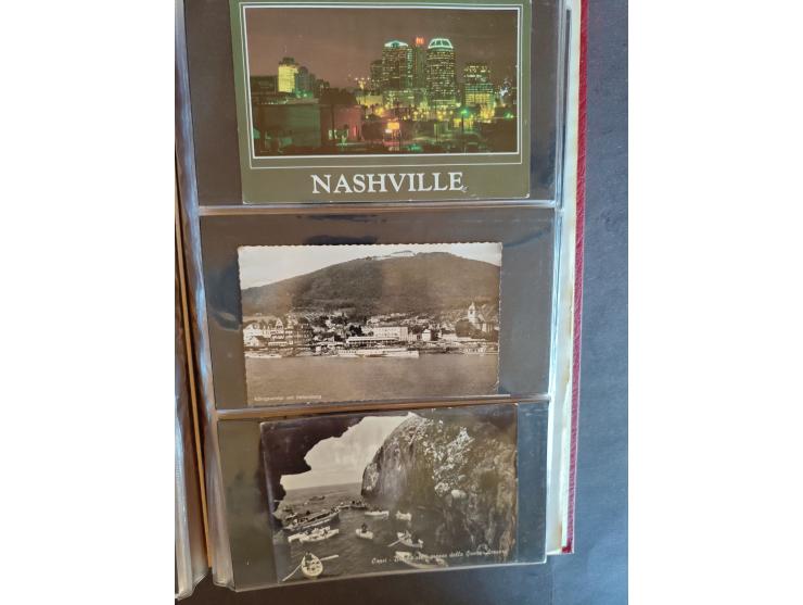 1890/1950(ca.), mostly older European postcards including a few litho's, totally ca. 300 ex. in 2 albums&nbsp;