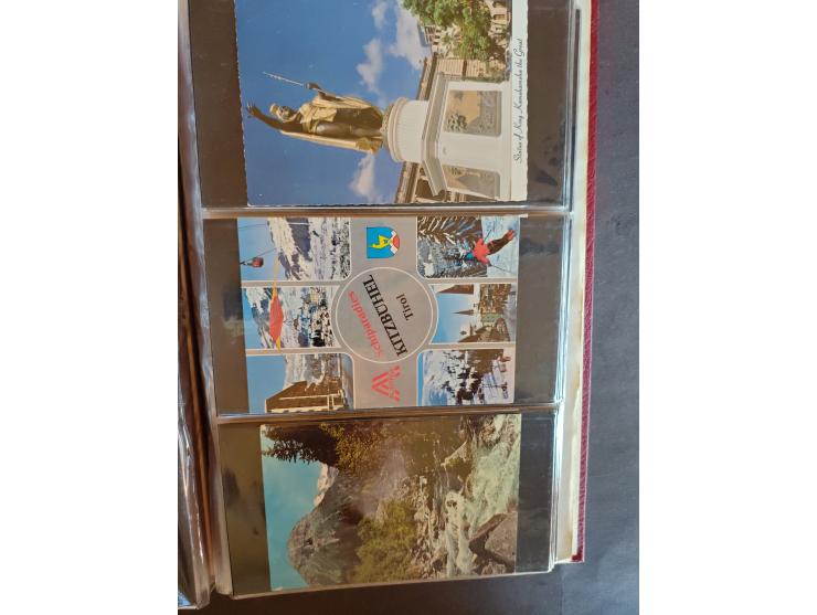 1890/1950(ca.), mostly older European postcards including a few litho's, totally ca. 300 ex. in 2 albums&nbsp;