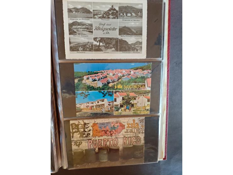 1890/1950(ca.), mostly older European postcards including a few litho's, totally ca. 300 ex. in 2 albums&nbsp;