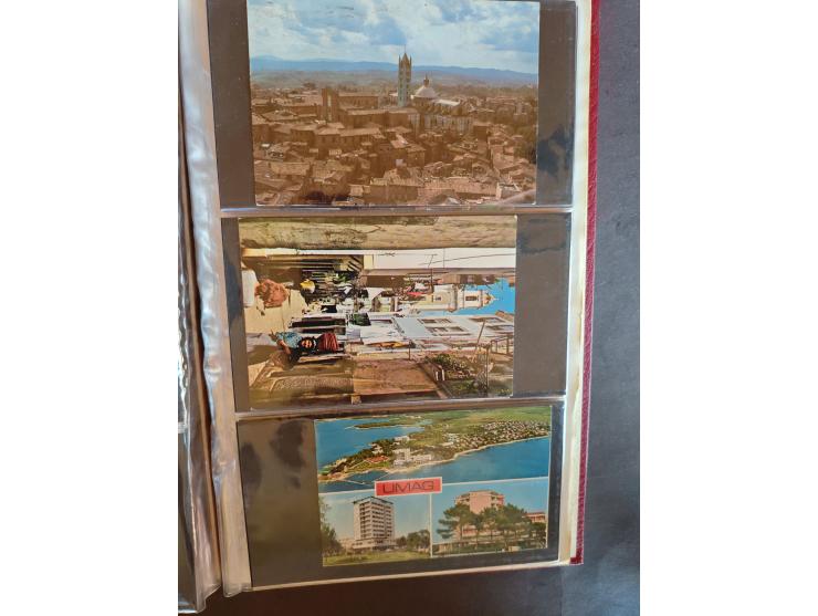 1890/1950(ca.), mostly older European postcards including a few litho's, totally ca. 300 ex. in 2 albums&nbsp;