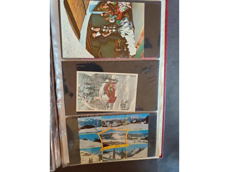 1890/1950(ca.), mostly older European postcards including a few litho's, totally ca. 300 ex. in 2 albums&nbsp;