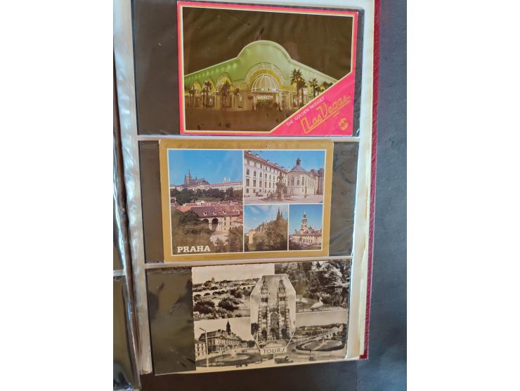 1890/1950(ca.), mostly older European postcards including a few litho's, totally ca. 300 ex. in 2 albums&nbsp;