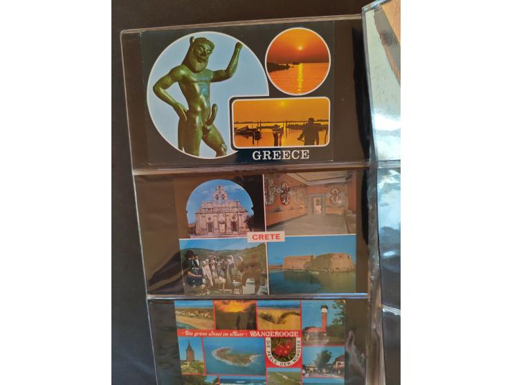 1890/1950(ca.), mostly older European postcards including a few litho's, totally ca. 300 ex. in 2 albums&nbsp;