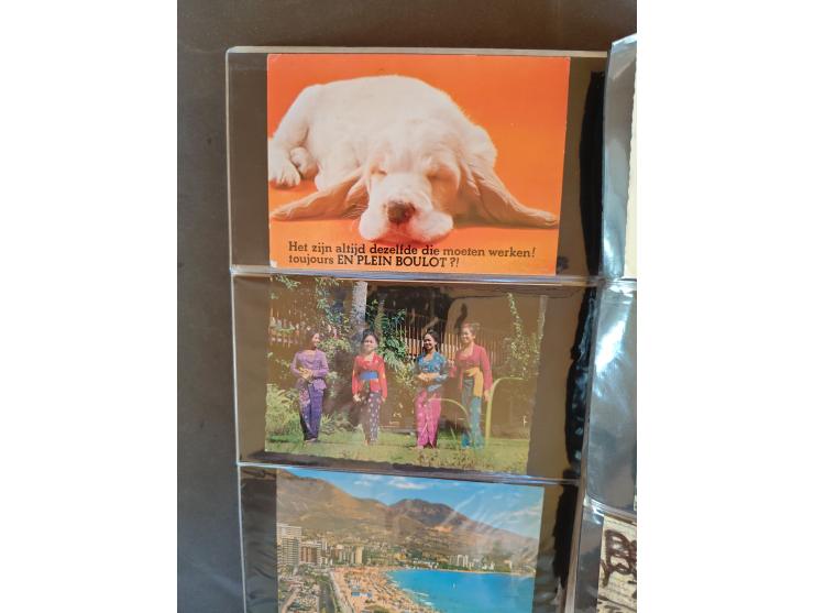 1890/1950(ca.), mostly older European postcards including a few litho's, totally ca. 300 ex. in 2 albums&nbsp;