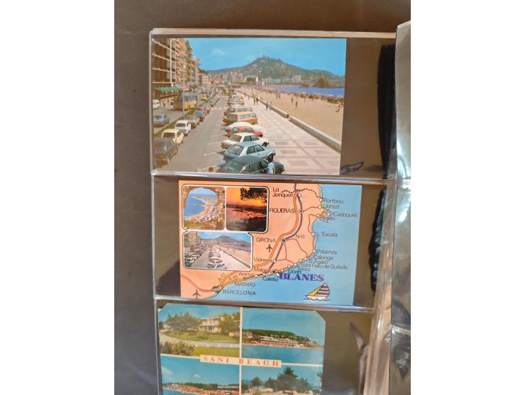 1890/1950(ca.), mostly older European postcards including a few litho's, totally ca. 300 ex. in 2 albums&nbsp;