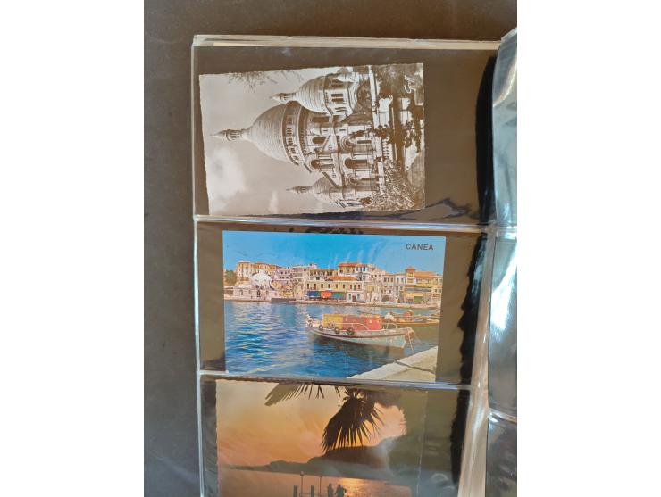 1890/1950(ca.), mostly older European postcards including a few litho's, totally ca. 300 ex. in 2 albums&nbsp;